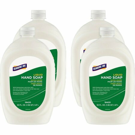 GENUINE JOE Lotion Soap - 50 fl oz - Bottle Dispenser, 4PK GJO18420CT